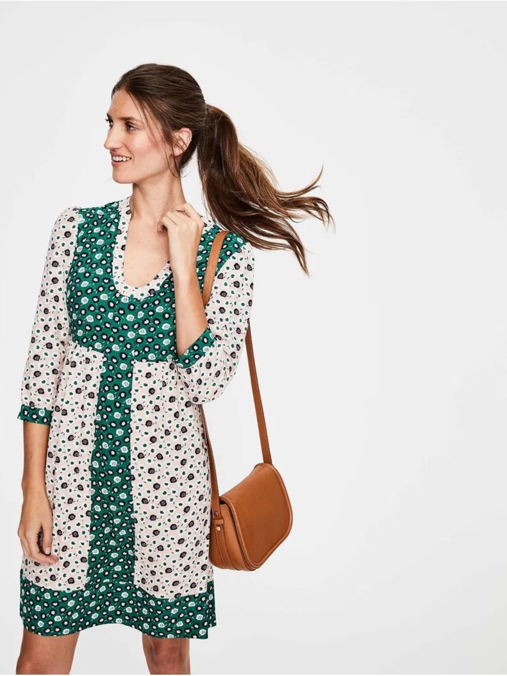 Boden Mollie Floral Dress 8 Long